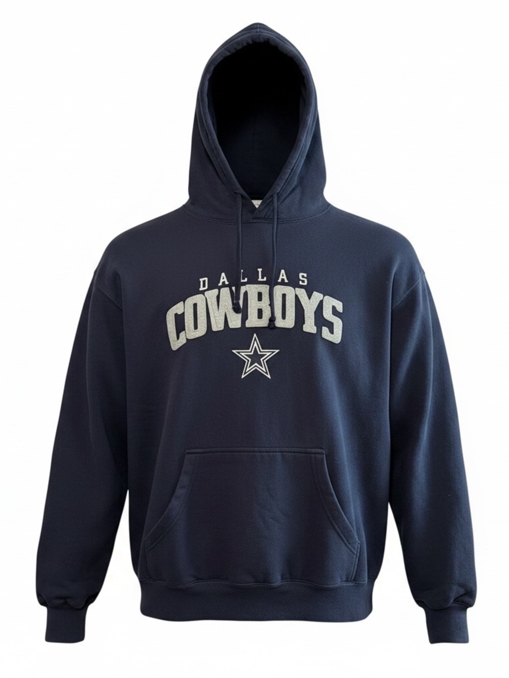 NFL football Dallas Cowboys blue 90s y2k style embroidered Hoodie Men size 2XL